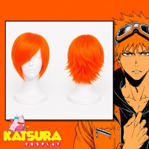 Peluca Naranja Corta