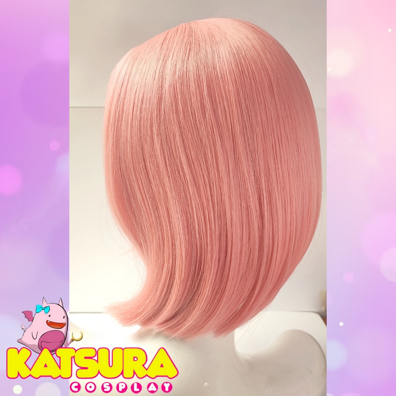 Peluca Rosa Pastel Melena - Katsura Cosplay