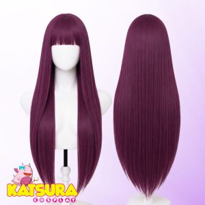 Peluca Burdeo Vino 75cm