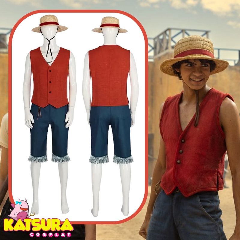 Sweatshirt One Piece Monkey D. Luffy Live Action - Chapeau De Paille Pirate, Coupe Classique