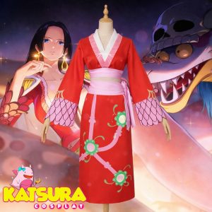 Cosplay Boa Hancock red ONE PIECE