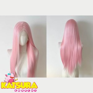 Peluca Lace front Rosa Pastel