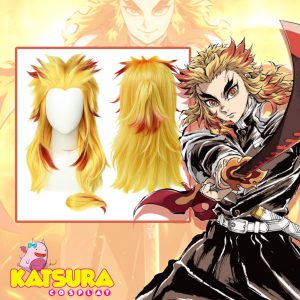 Peluca Rengoku Kimetsu No Yaiba