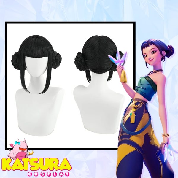 Pelucas Rumi Mira Zoey KPOP DEMON HUNTERS - Imagen 4
