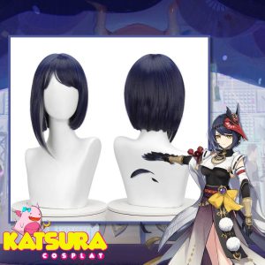 Peluca Kujou Sara GENSHIN IMPACT