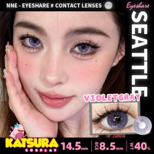 Lentes de contacto Seattle violeta gris