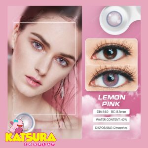 Lentes de contacto Lemon Rosado