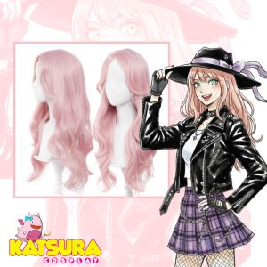 Peluca Harajuku Lolita Melocoton rosada