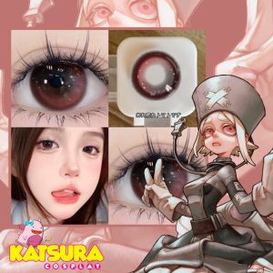 Lentes de contacto Crazy tomato Rojo