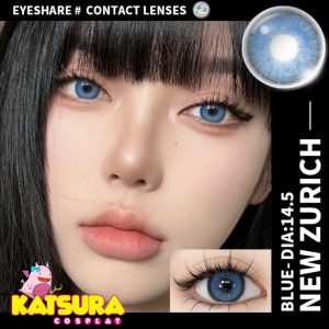 Lentes de contacto Zurich azul