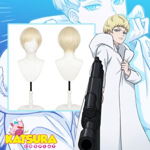 Peluca Rubia platinada corta