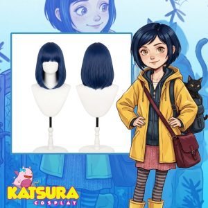 Peluca Melena Azul oscuro