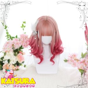 Peluca Lolita rosa degrade